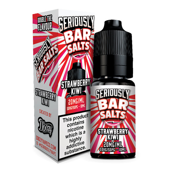 Doozy Vapes Seriously Bar Salts Strawberry Kiwi 10ml Nic Salt