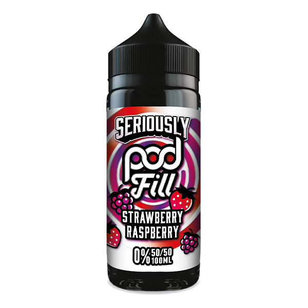 Doozy Vapes Seriously PodFill Strawberry Raspberry 100ml Shortfill
