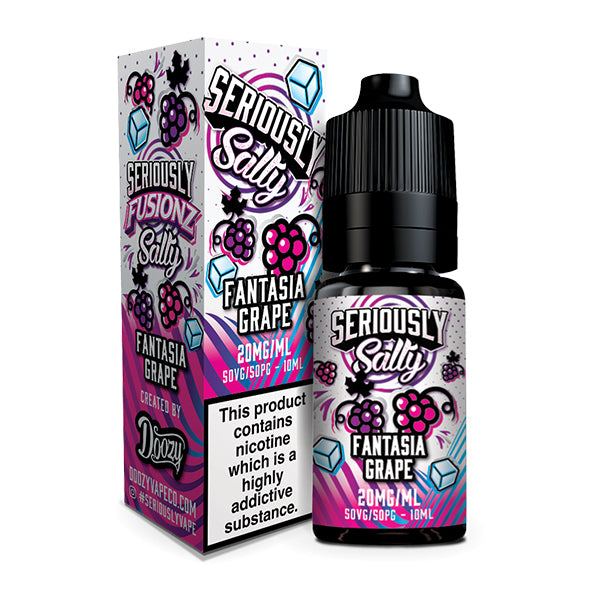 Doozy Vapes Seriously Fusionz Salty Fantasia Grape 10ml Salts