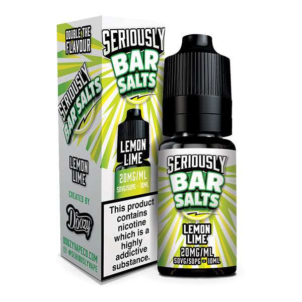 Doozy Vapes Seriously Bar Salts Lemon Lime 10ml Nic Salt
