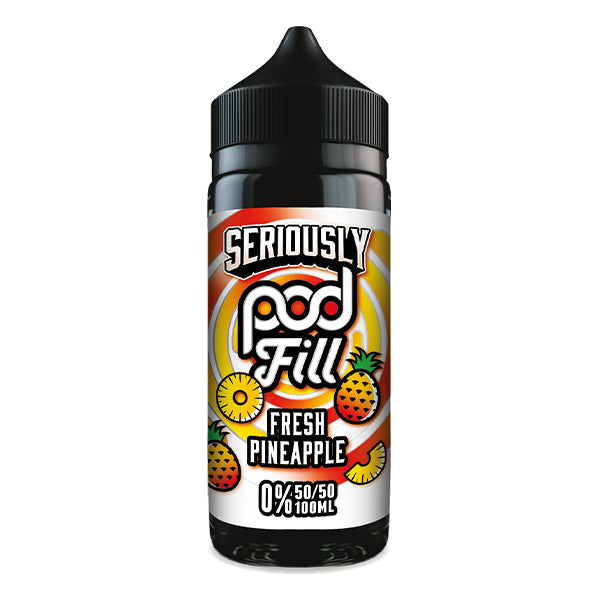 Doozy Vapes Seriously PodFill Fresh Pineapple 100ml Shortfill