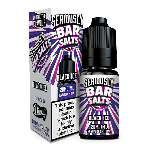 Doozy Vapes Seriously Bar Salts Black Ice 10ml Nic Salt