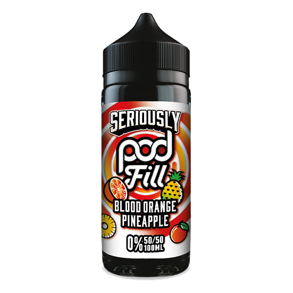 Doozy Vapes Seriously PodFill Blood Orange Pineapple 100ml Shortfill