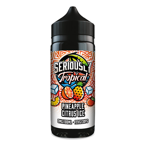 Doozy Vapes Seriously Tropical Pineapple Citrus Ice 100ml Shortfill