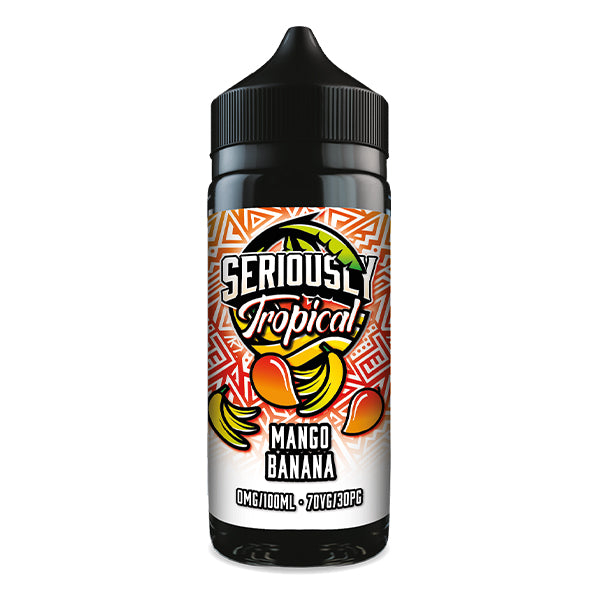 Doozy Vapes Seriously Tropical Mango Banana 100ml Shortfill