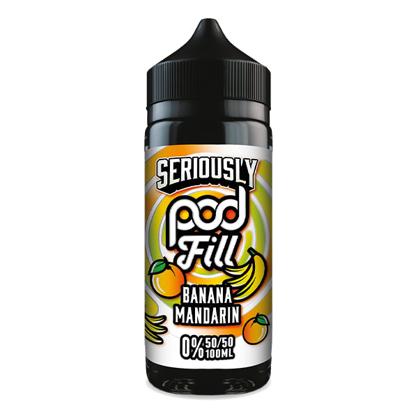 Doozy Vapes Seriously PodFill Banana Mandarin 100ml Shortfill