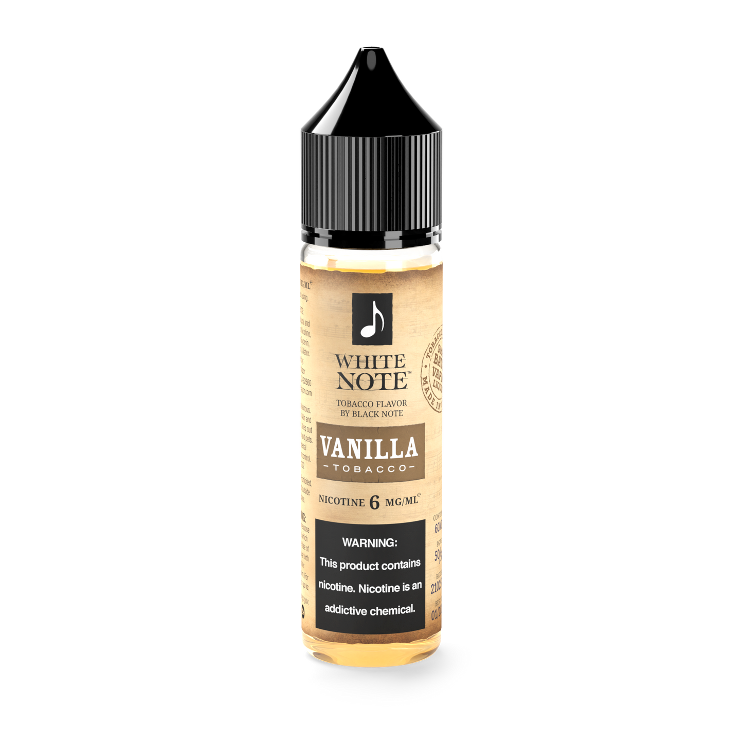 White Note Vanilla Custard Tobacco 60ml 50VG/50PG – 6mg