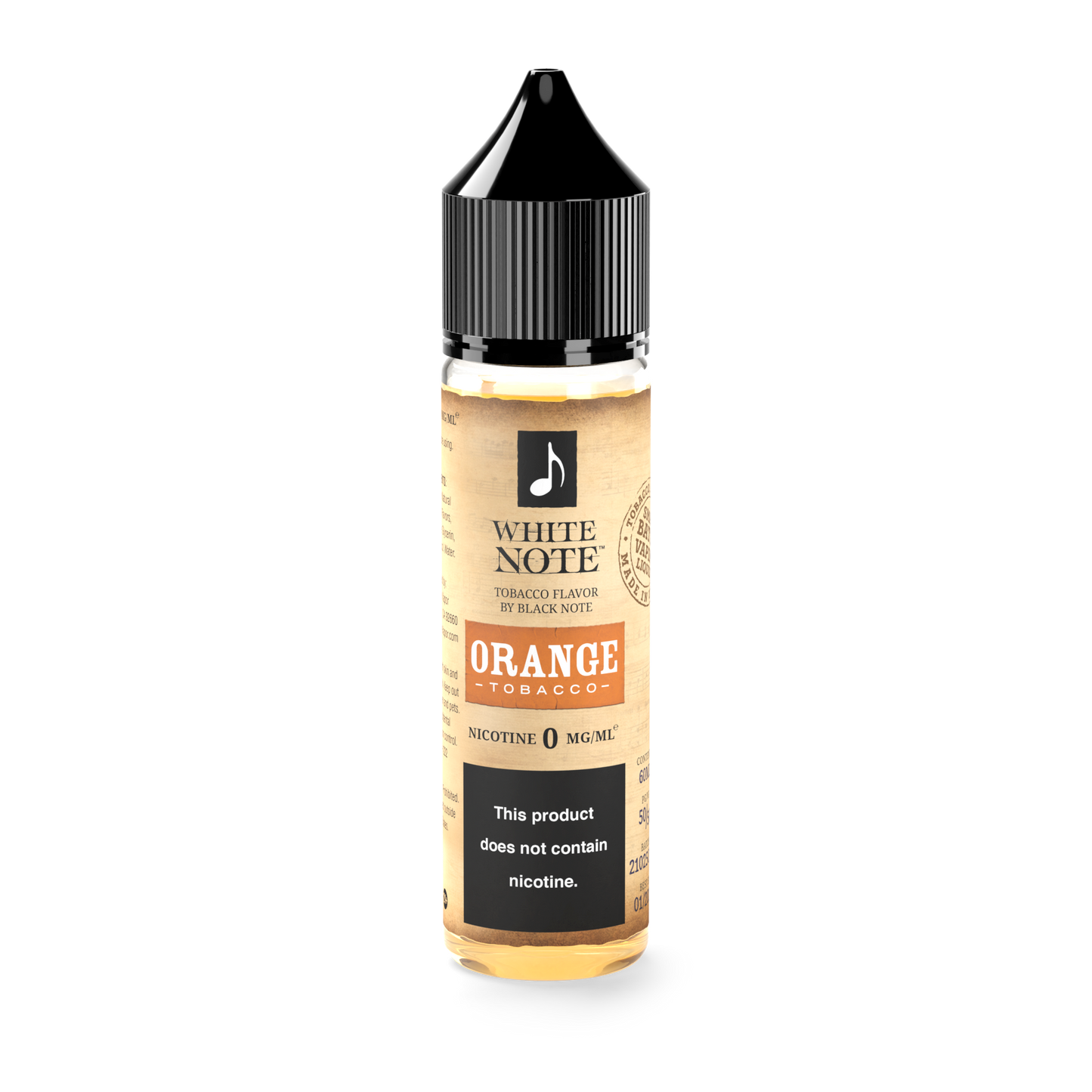 White Note Orange Tobacco 60ml 50VG/50PG - 0MG