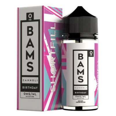 BAMS Cannoli Birthday 100ml Shortfill