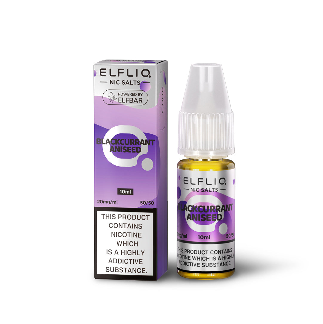 Elfliq Blackcurrant Aniseed 10ml Nic Salt