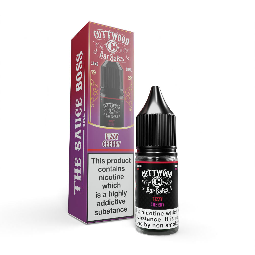 Cuttwood Bar Salts Fizzy Cherry 10ml-Box of 10