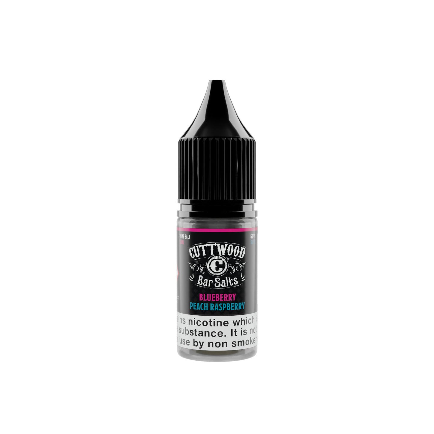 Cuttwood Bar Salts Blueberry Peach Raspberry 10ml-Box of 10