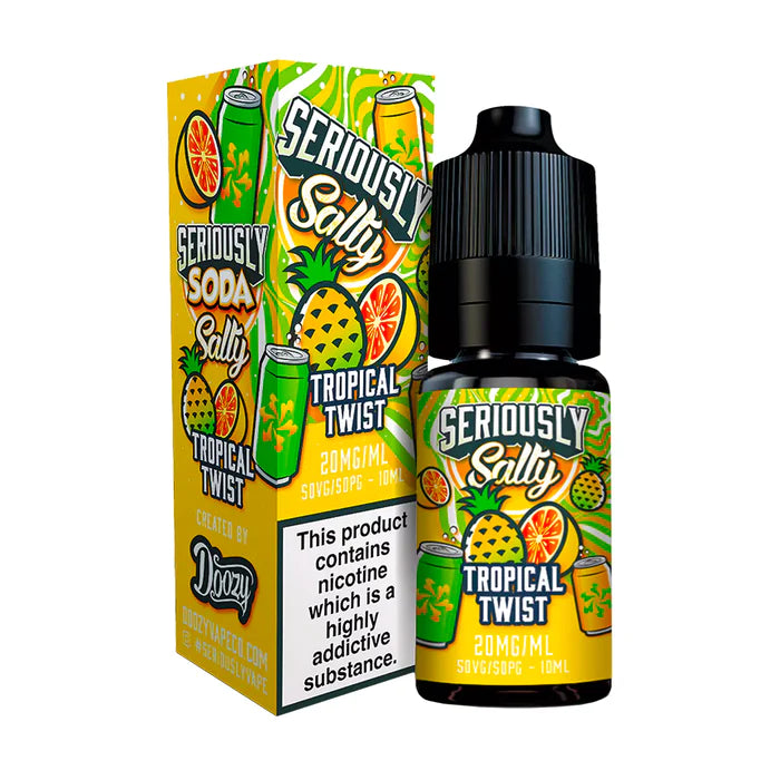Doozy Vapes Seriously Soda Salty Tropical Twist 10ml Nic Salt