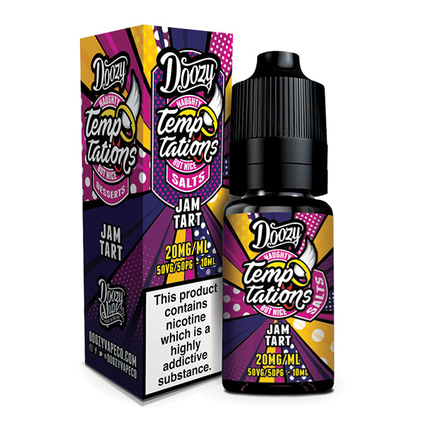 Doozy Temptations Salts Jam Tart 10ml Nic Salt