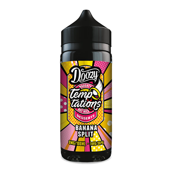 Doozy Temptations Banana Splits 100ml Shortfill