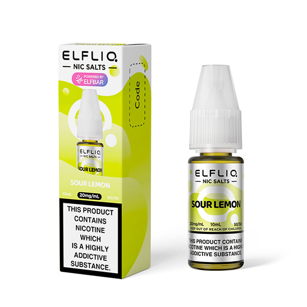 Elfliq Sour Lemon 10ml Nic Salt