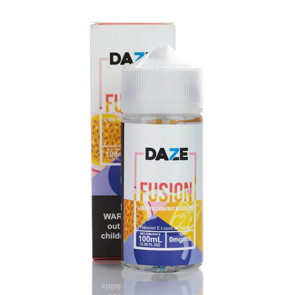 7 Daze Fusion Lemon Passiofruit Bluberry 100ml E-Liquid