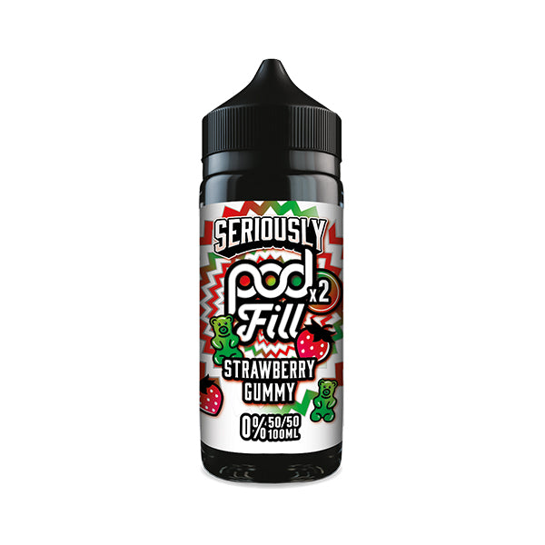 Doozy Vapes Seriously PodFill x2 Strawberry Gummy 100ml Shortfill