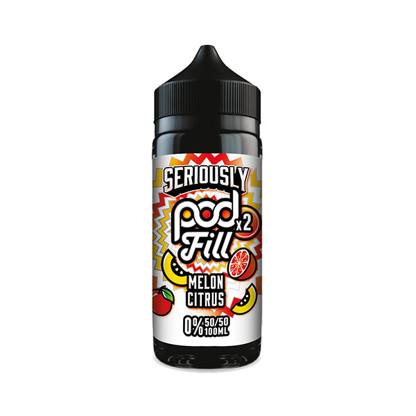 Doozy Vapes Seriously PodFill x2 Melon Citrus 100ml Shortfill