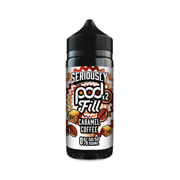 Doozy Vapes Seriously PodFill x2 Caramel Coffee 100ml Shortfill
