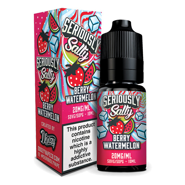 Doozy Vapes Seriously Salty Berry Watermelon 10ml Nic Salt