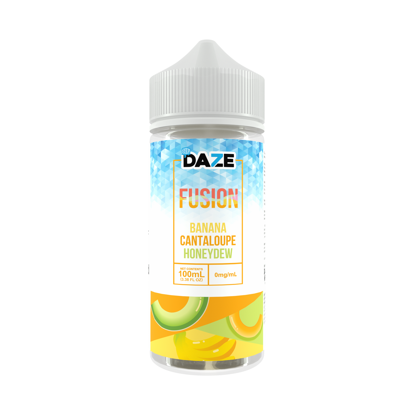 7 Daze Fusion Banana Cantaoupe Honeydew Ice 100ml E-Liquid