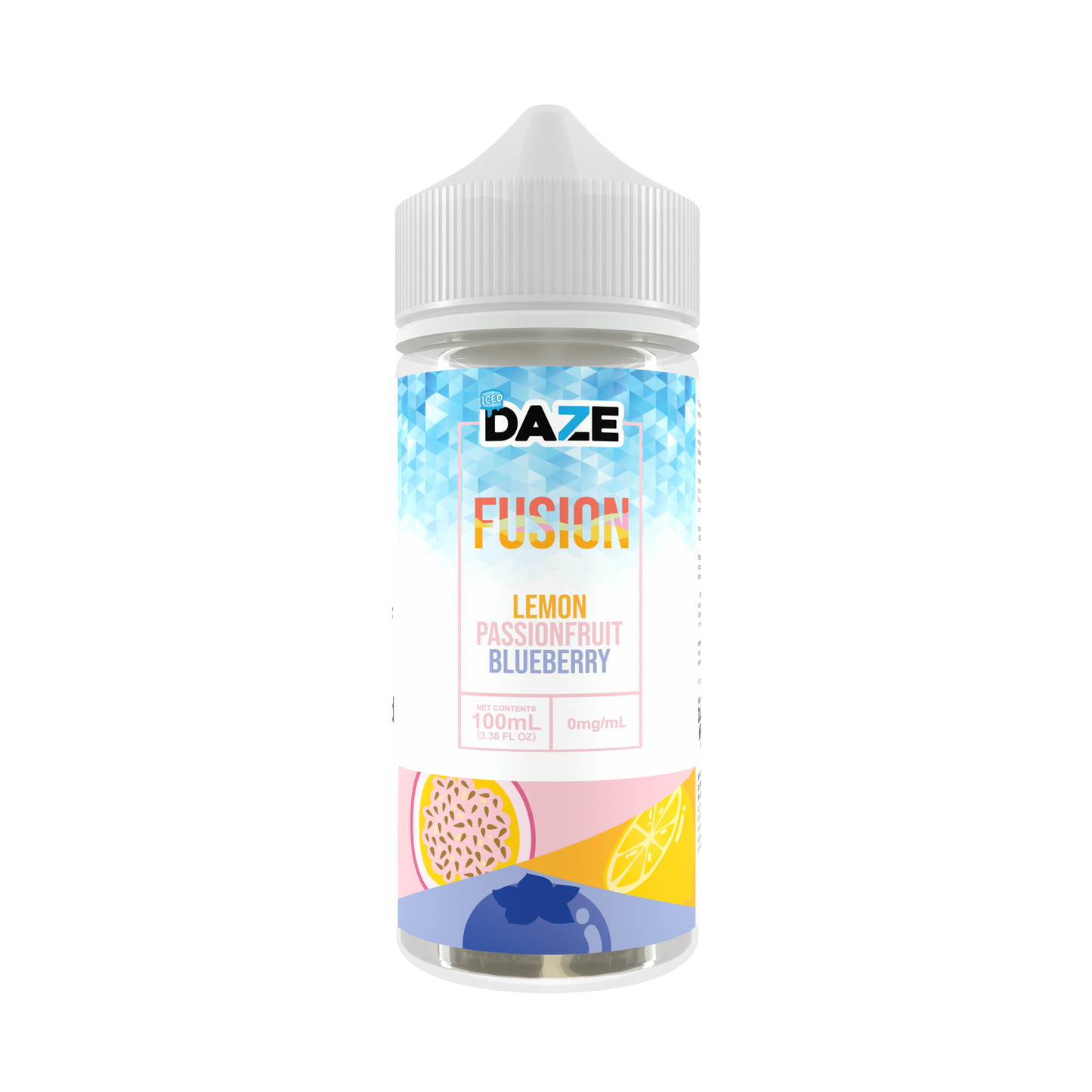 7 Daze Fusion Lemon Passion fruit Blueberry Ice 100ml E-Liquid