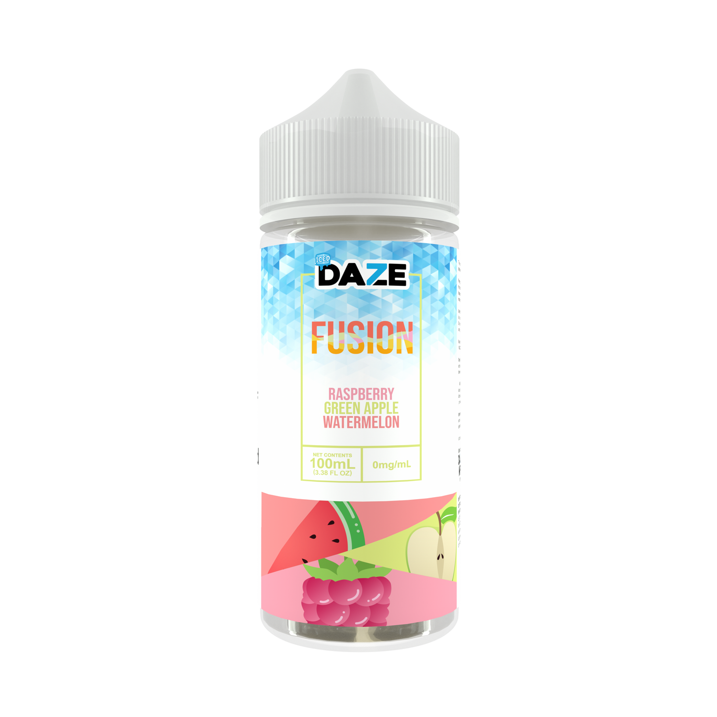 7 Daze Fusion Raspberry Green Apple Watermelon Ice 100ml E-Liquid