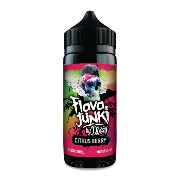 Doozy Vapes Flava Junki Citrus Berry 120ml Shortfill