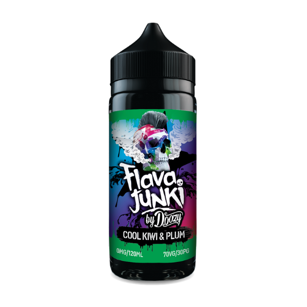 Doozy Vapes Flava Junki Cool Kiwi Plum 120ml Shortfill