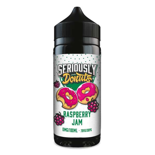 Doozy Vapes Seriously Donuts Raspberry Jam 100ml Shortfill