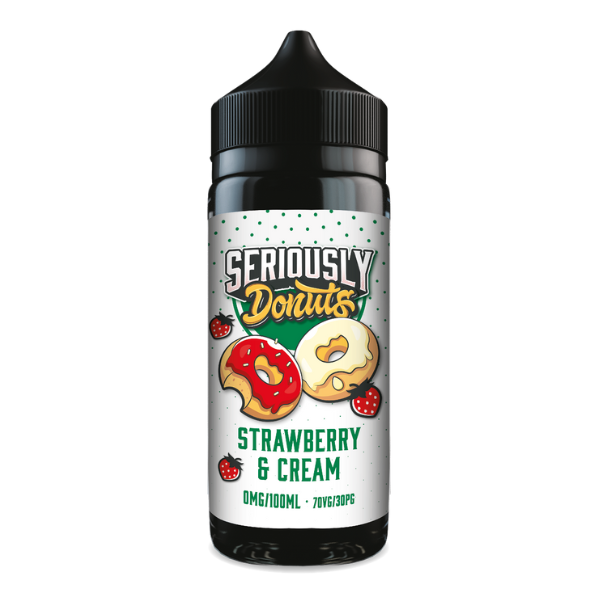 Doozy Vapes Seriously Donuts Strawberry Cream 100ml Shortfill