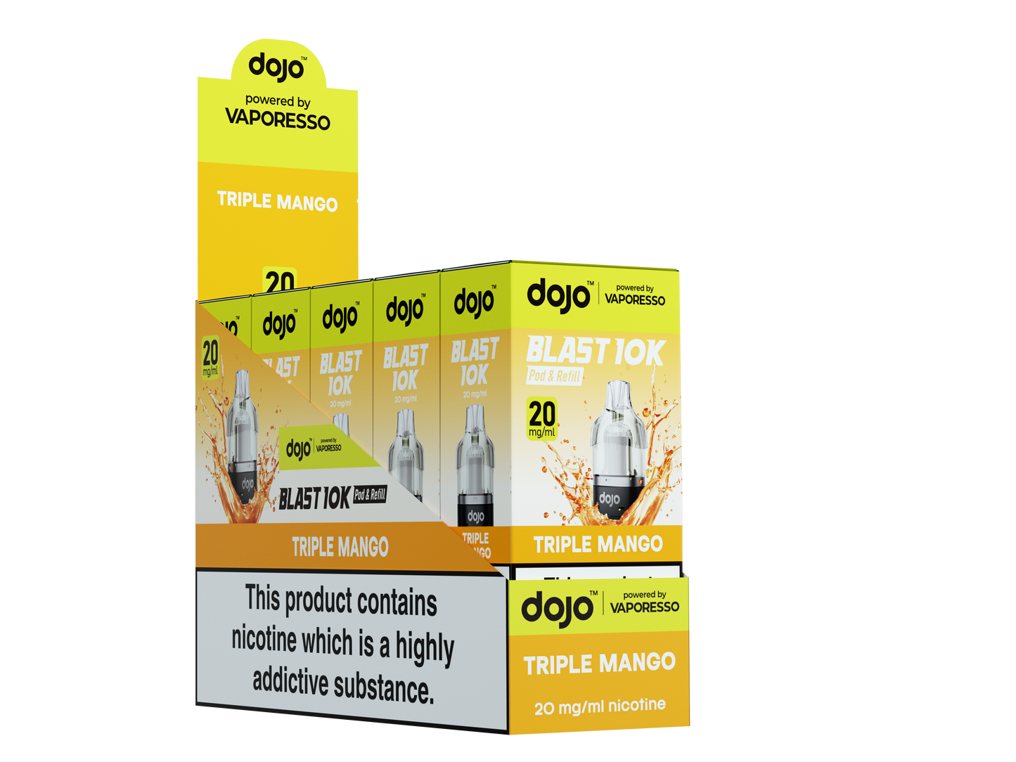 Dojo Blast 10K Pods - Pack of 5 - 20mg