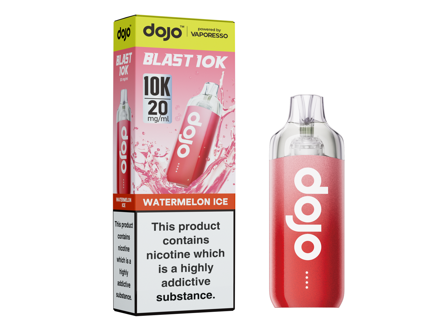 Dojo Blast 10K Pod Kits - Pack of 5 - 20mg