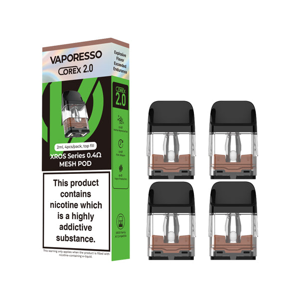 Vaporesso Corex 2.0 XROS Series Mesh Pod - Pack of 4