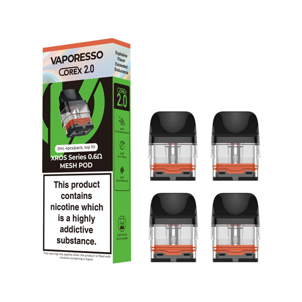 Vaporesso Corex 2.0 XROS Series Mesh Pod - Pack of 4