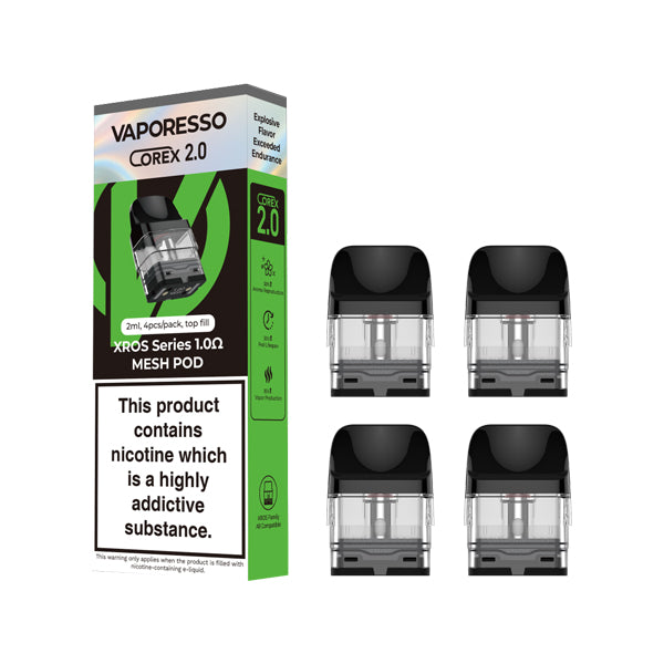 Vaporesso Corex 2.0 XROS Series Mesh Pod - Pack of 4