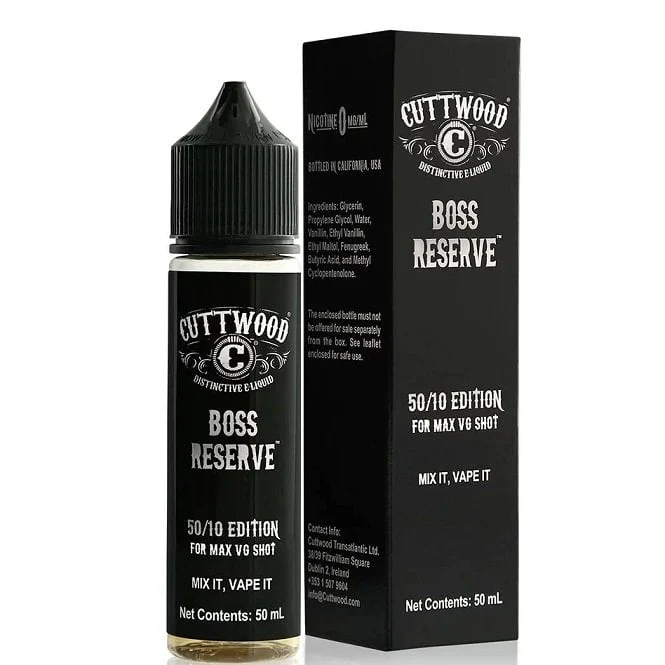 Cuttwood Boss Reserve 50ml Shortfill