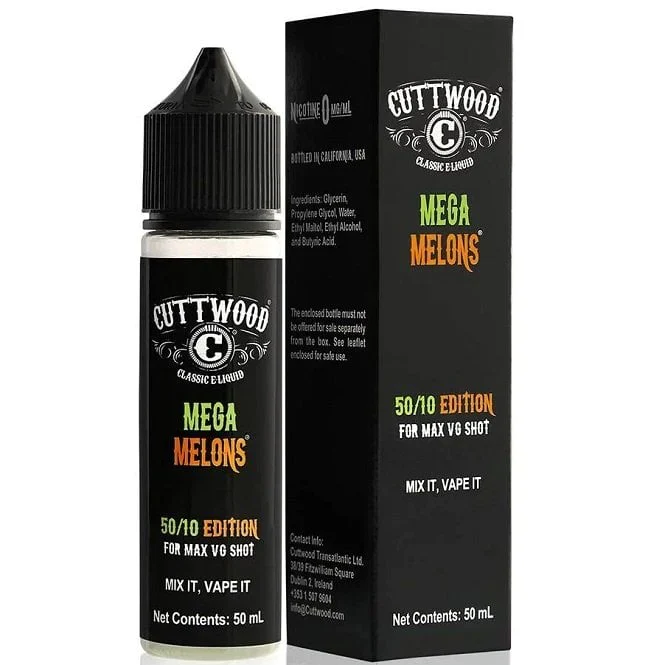 Cuttwood Mega Melons 50ml Shortfill