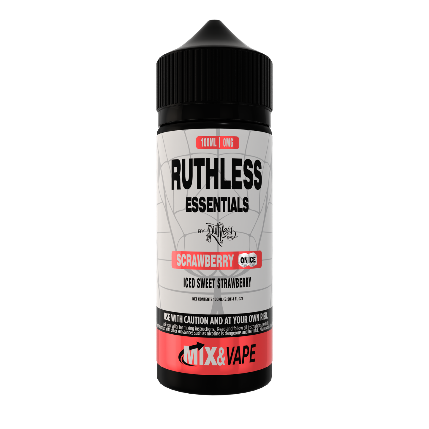 Ruthless Essentials Scrawberry on Ice 100ml Shortfill