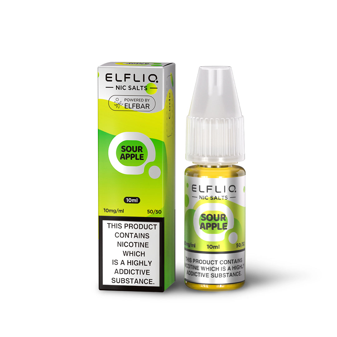 Elfliq sour-apple 10ml Nic Salt