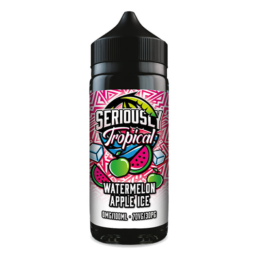 Doozy Vapes Seriously Tropical Watermelon Apple Ice 100ml Shortfill