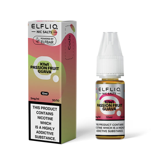 Elfliq Kiwi Passion Fruit Guava10ml Nic Salt