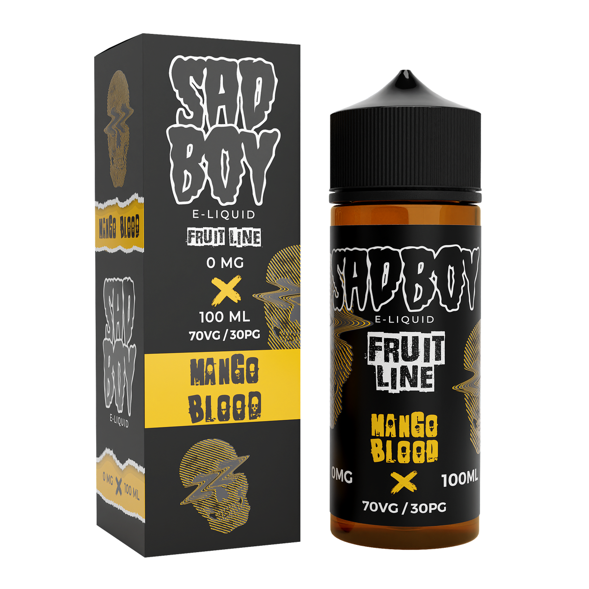 SADBOY E-Liquid 100ml 70VG/30PG 0mg - Mango Blood