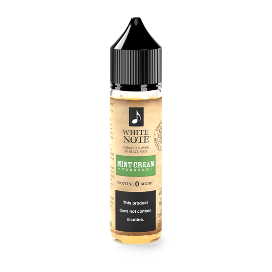 White Note Mint Cream Tobacco 60ml 50VG/50PG - 0MG