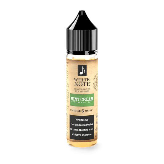 White Note Mint Cream Tobacco 60ml 50VG/50PG - 6MG