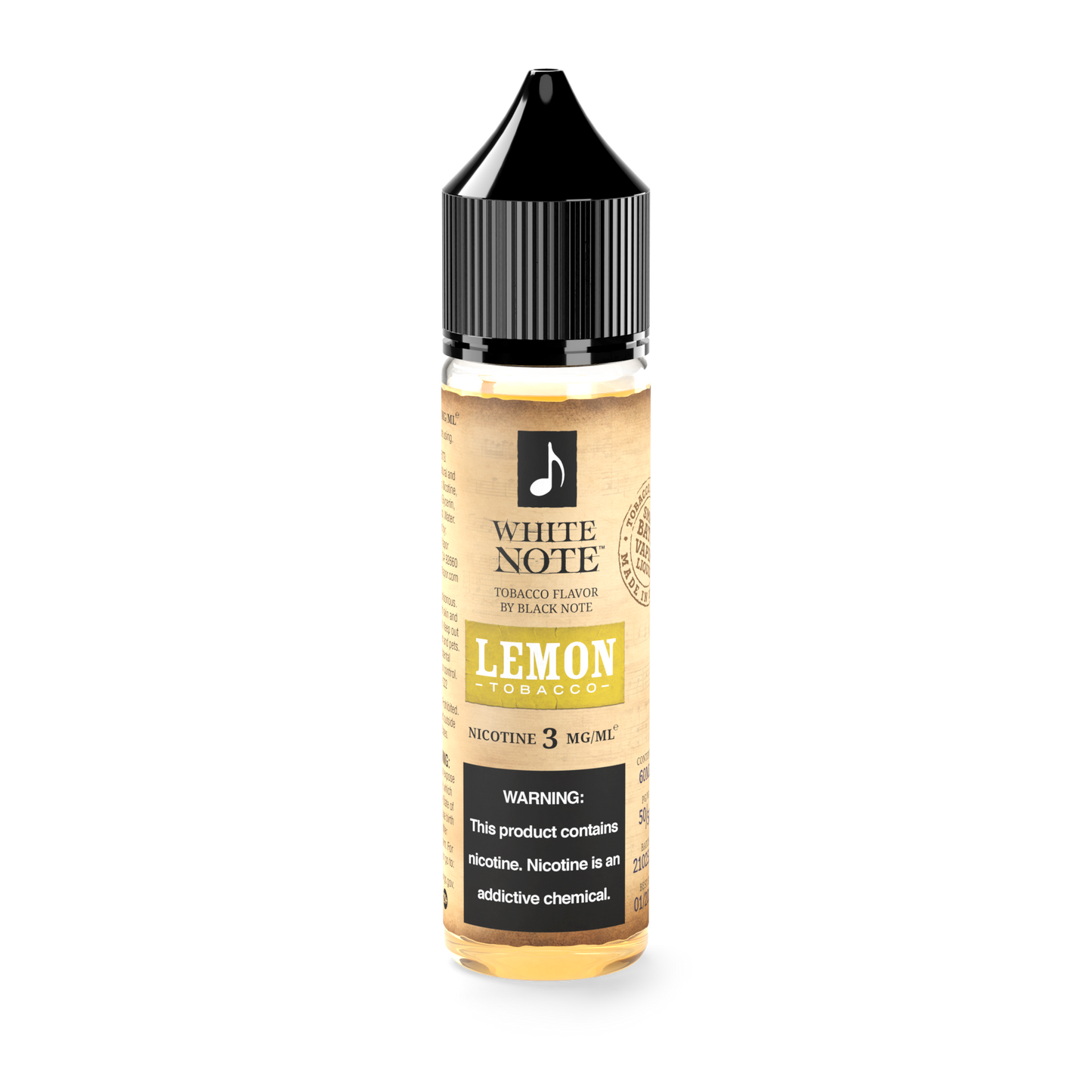 White Note Lemon Tobacco 60ml 50VG/50PG - 3MG