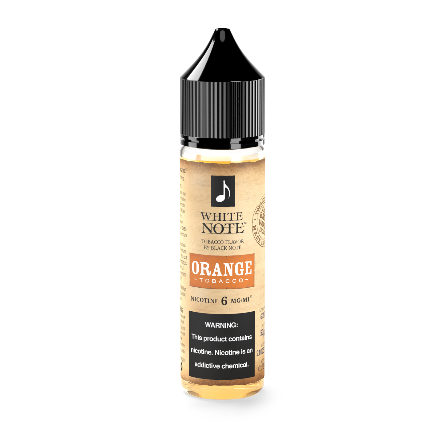 White Note Orange Tobacco 60ml 50VG/50PG - 6MG