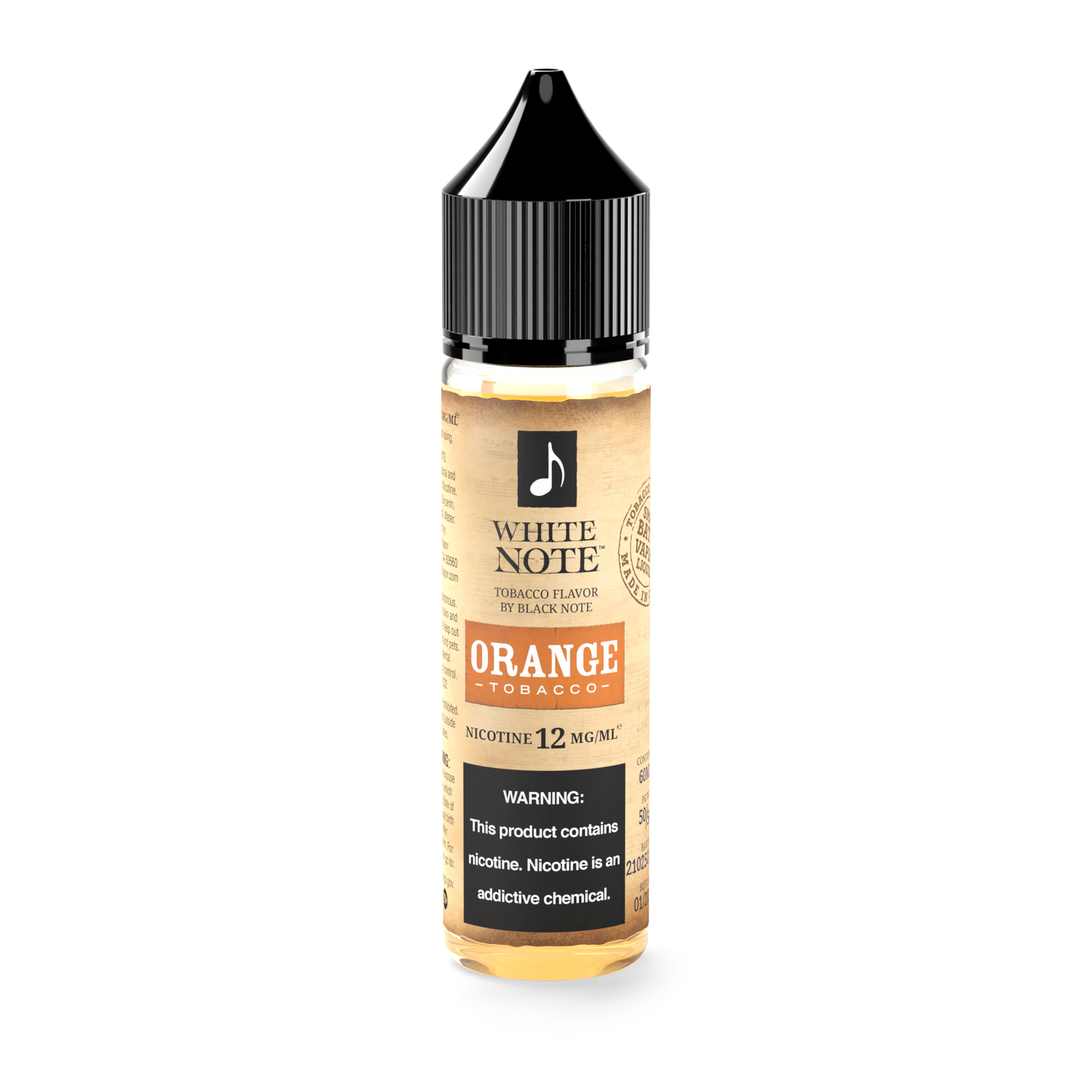 White Note Orange Tobacco 60ml 50VG/50PG - 12MG
