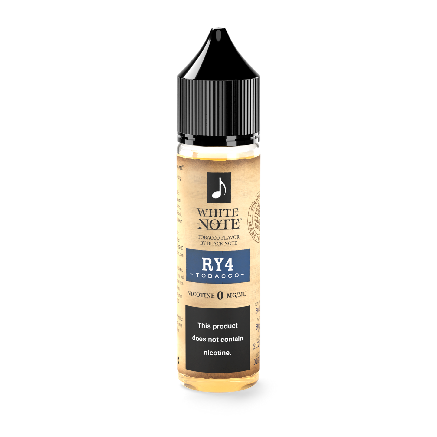 White Note RY4 Tobacco 60ml 50VG/50PG - 0MG